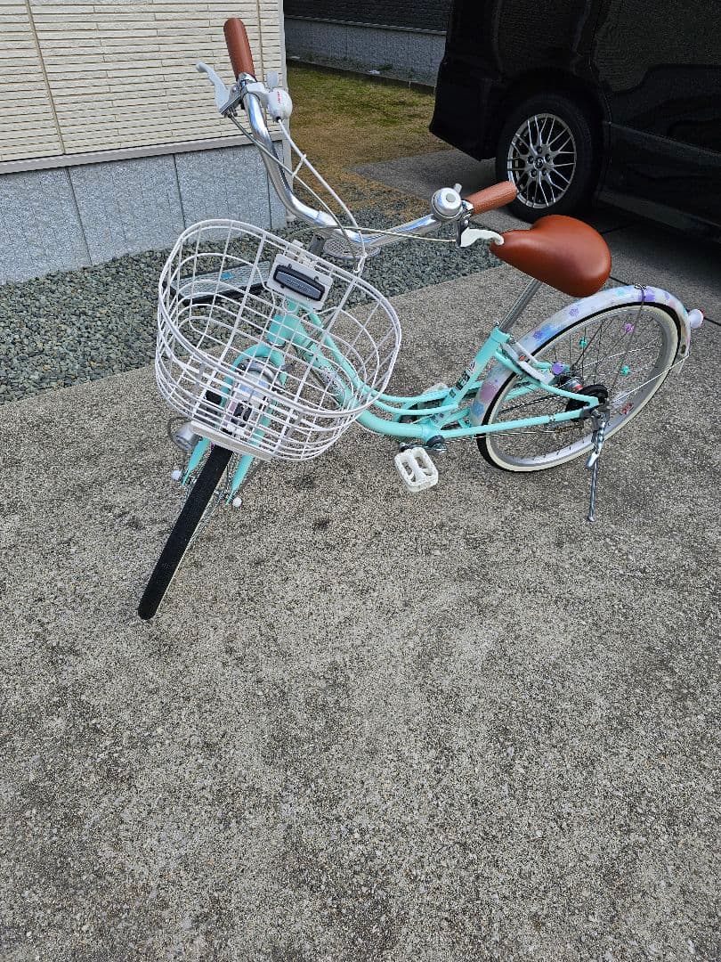 秋田市限定　２２インチ自転車 ブリジストン　リコリーナ　ミントグリーン
