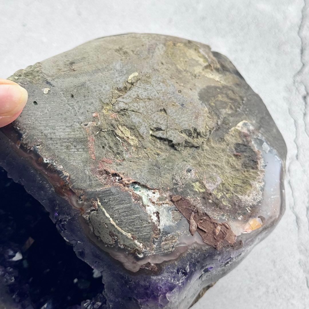 G-130天然アメジストクラスタードーム 原石 天然石 パワーストーン