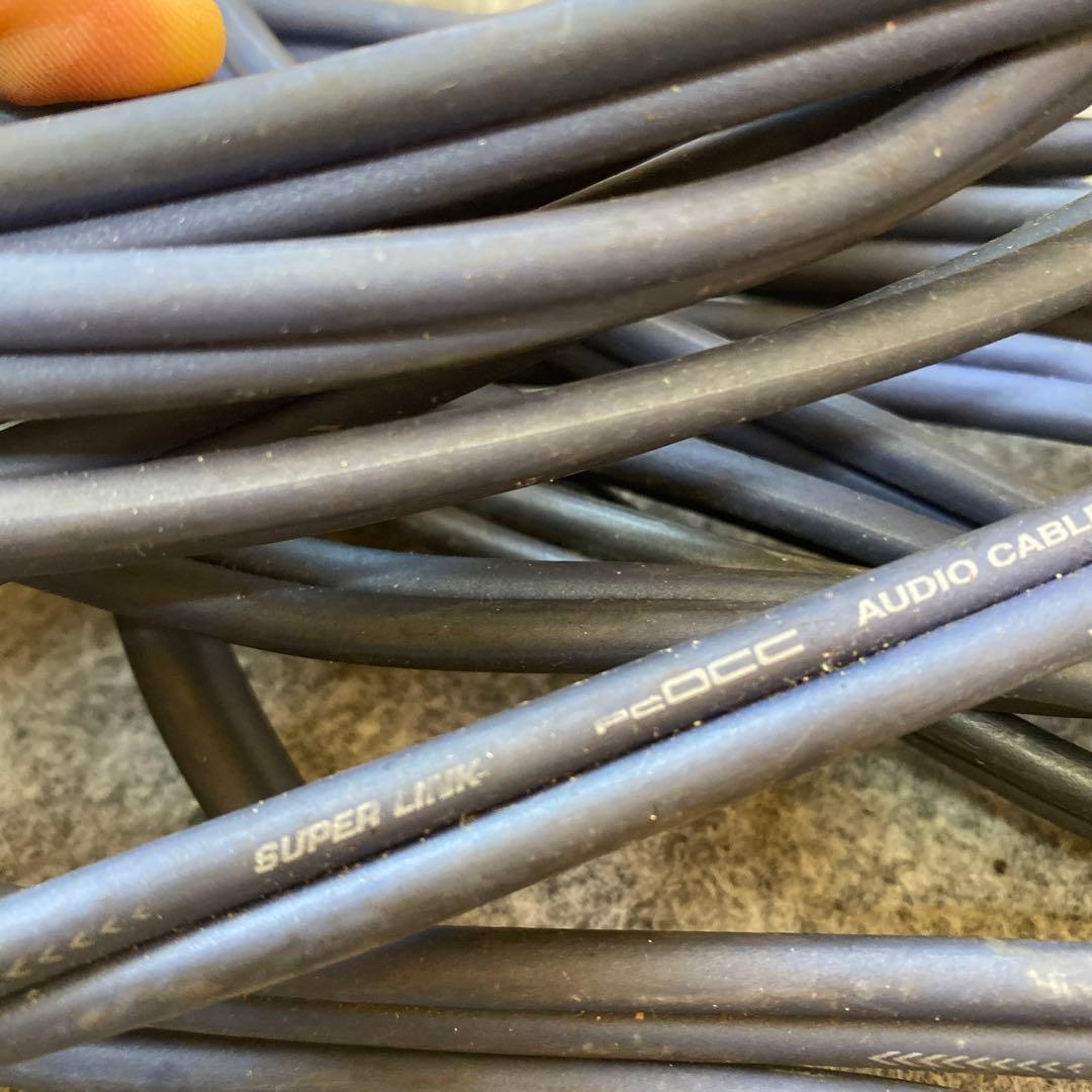 SUPER LINKオーディオケーブル audio technica 5m 2本