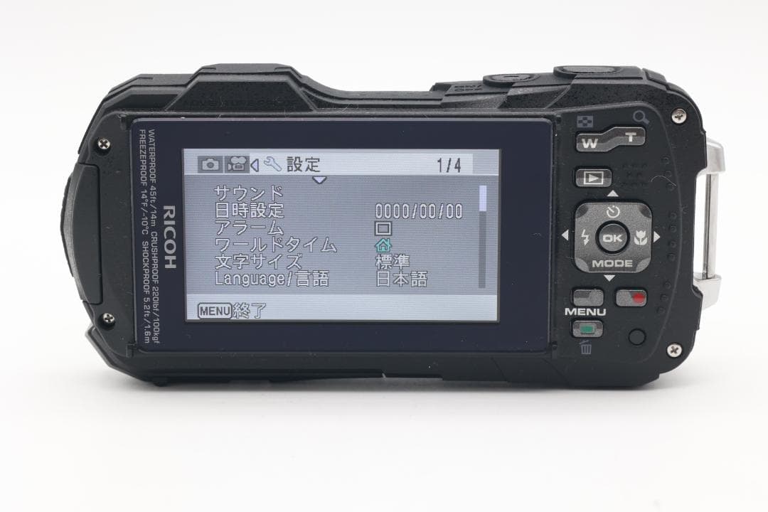 【4269】RICOH 防水デジタルカメラ RICOH WG-50