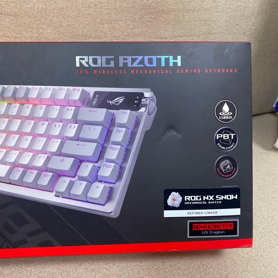 キーボード ASUS ROG Azoth Moonlight White