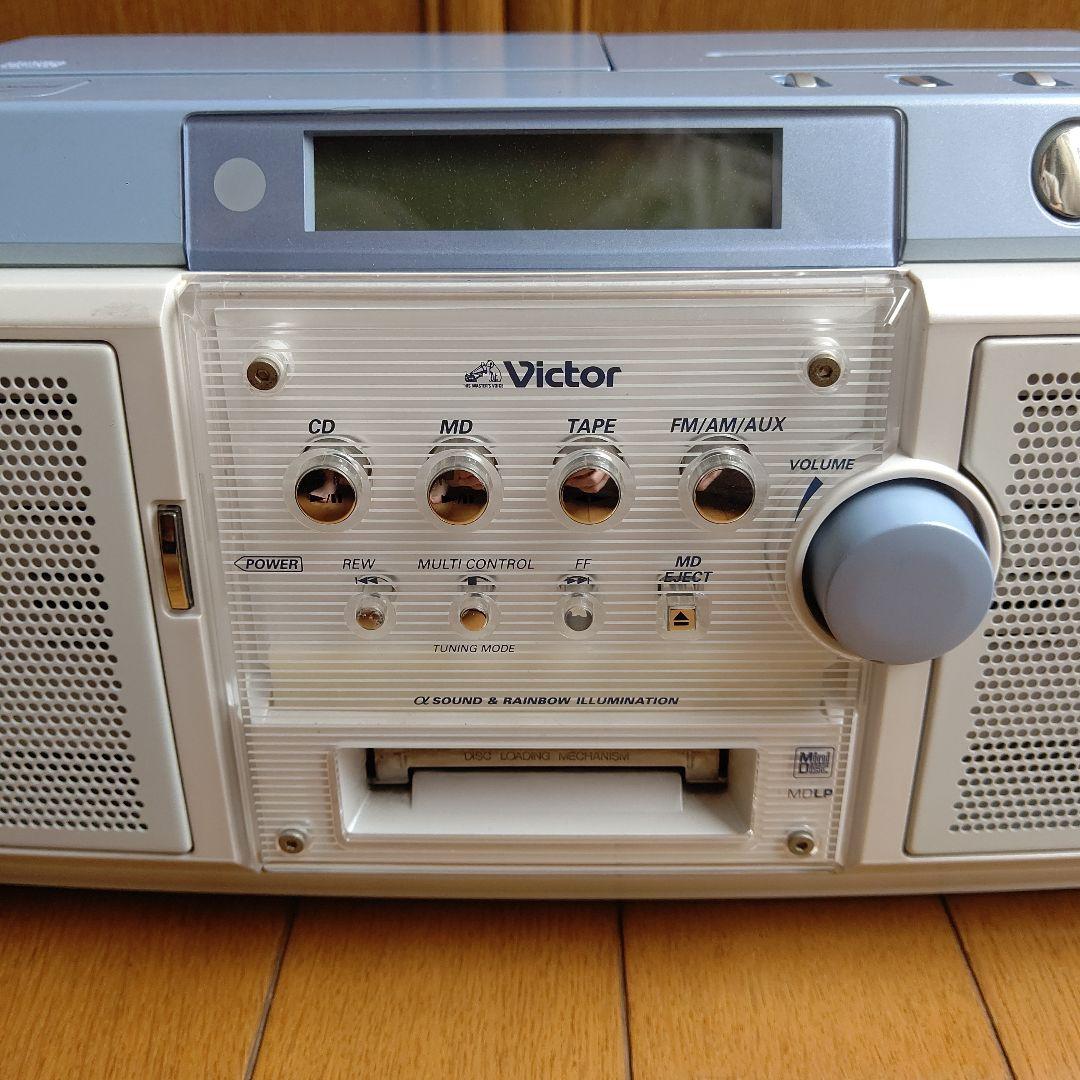 Victor CD-MDポータブルシステム RC-Z1MD-W