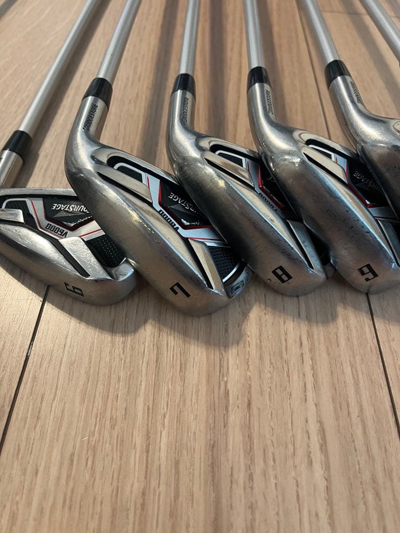 TOURSTAGE V6000 アイアン 7本 ドライバー５番ウッドFLEX R