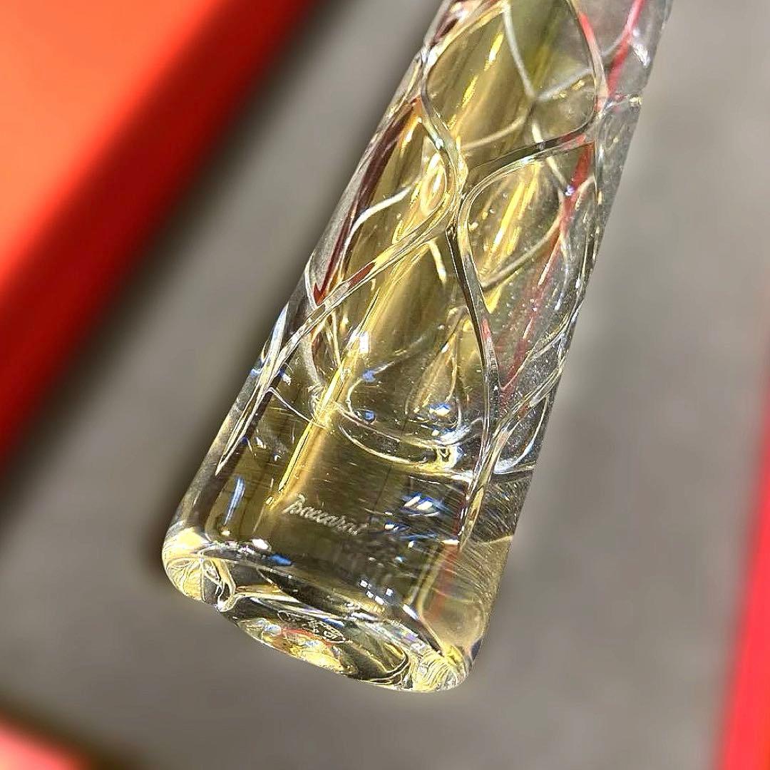 バカラ 美品 Baccarat 花瓶 一輪挿し クリスタル 高さ20cm