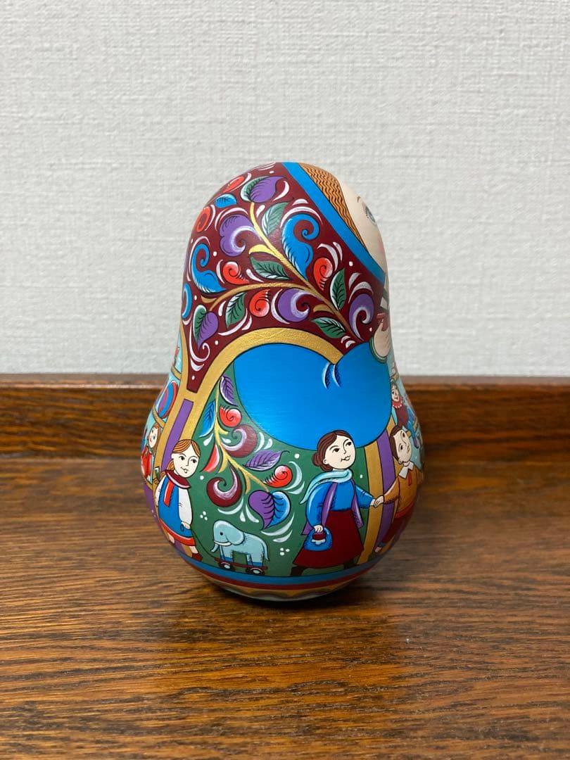 ロシア雑貨☆起き上がりこぼし♪『Toy shop』マトリョーシカ オリガ作