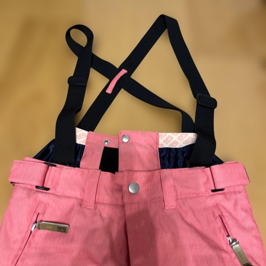 スノーウェアセット ピンク系カモフラージュ　キッズL &150