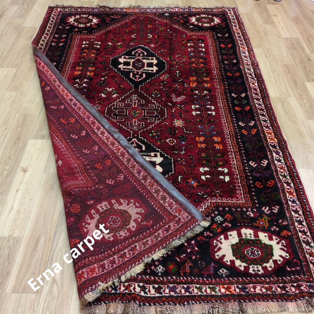 ペルシャ絨毯　シ－ラーズ産 265x165 クリーニング済 shiraz