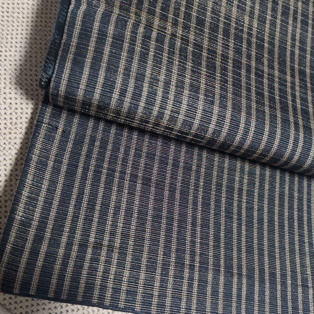 未使用美品 小森草木染工房 全通袋帯 リバーシブル