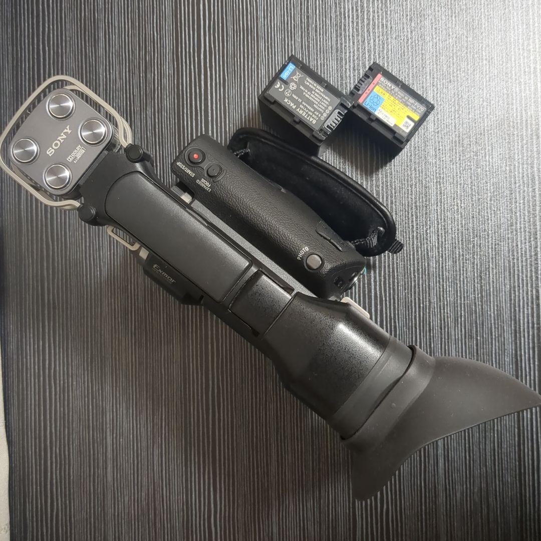 SONY NEX-VG20 本体 DJI スマホ用ジンバル付けます。