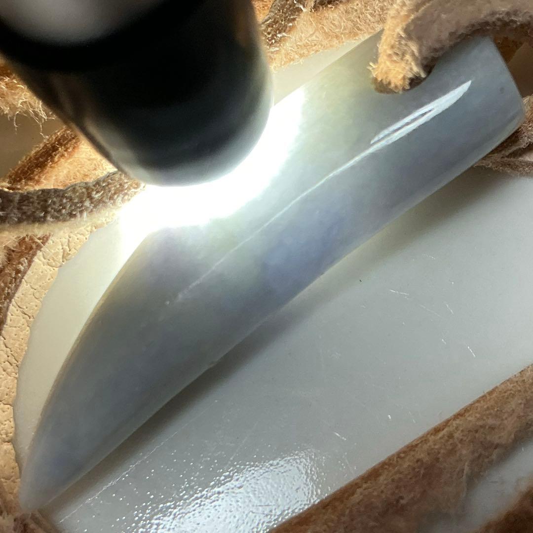 糸魚川翡翠　ラベンダー　ネックレストップ