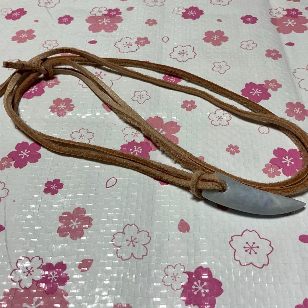 糸魚川翡翠　ラベンダー　ネックレストップ