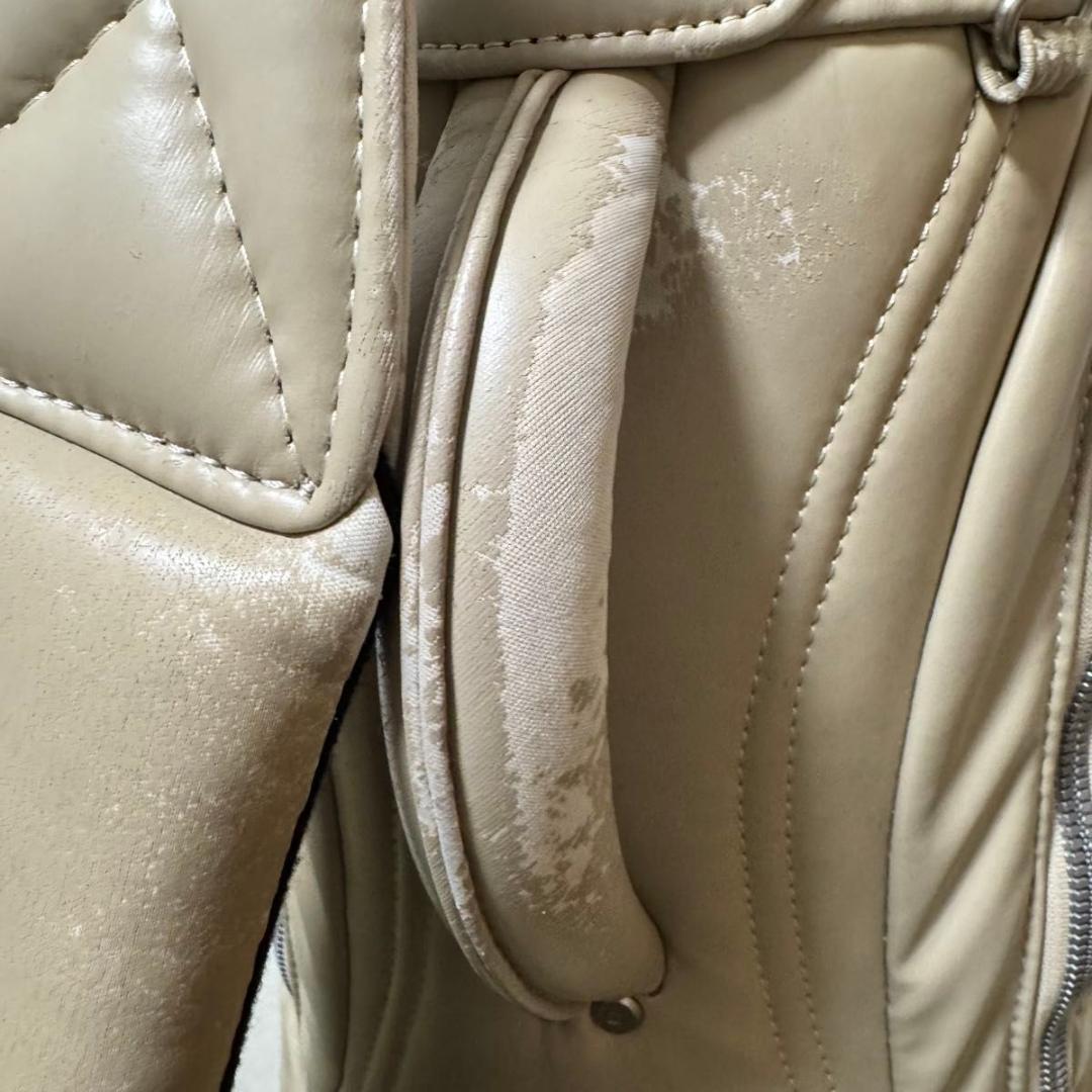 ONOFF オノフ キャディバッグ ゴルフバッグ ソフトタッチ本革調