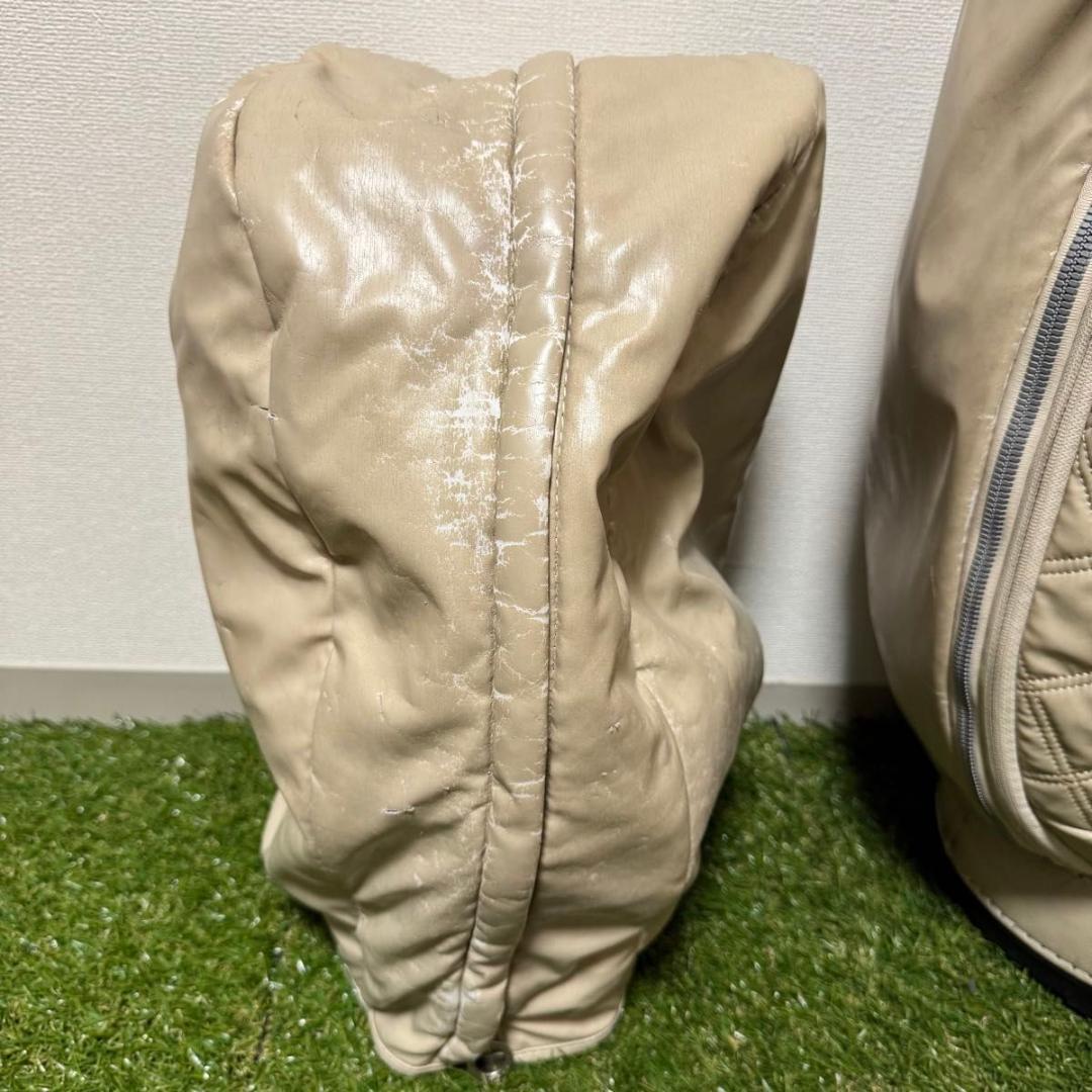 ONOFF オノフ キャディバッグ ゴルフバッグ ソフトタッチ本革調