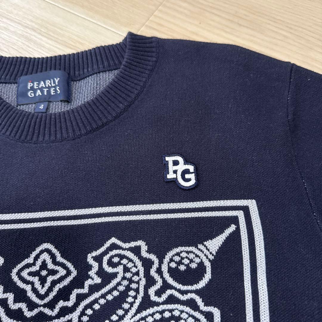 セーター Pearly Gates パーリーゲイツ 4 ネイビー ゴルフセーター