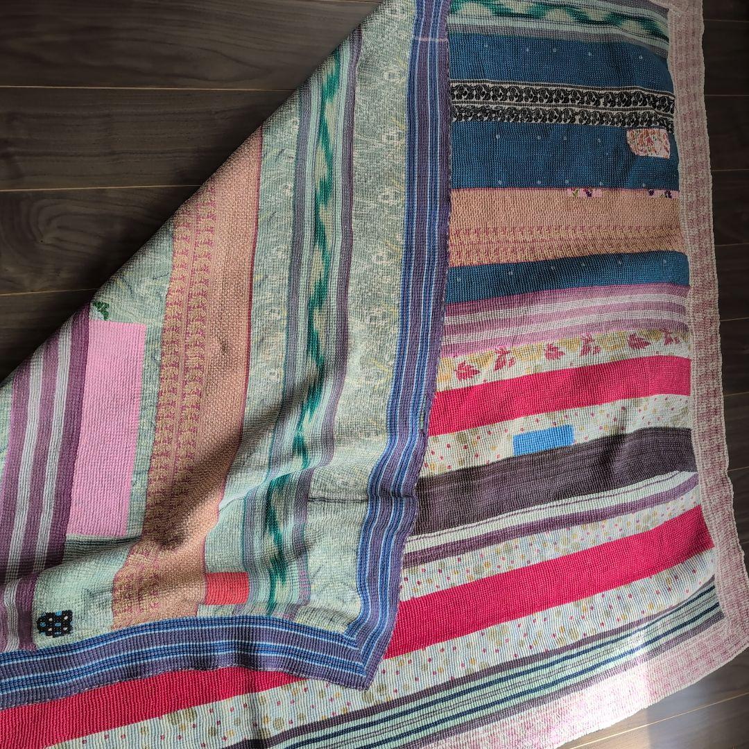 ボヘミアンインテリア ヴィンテージカンタキルト ラリーキルト 617