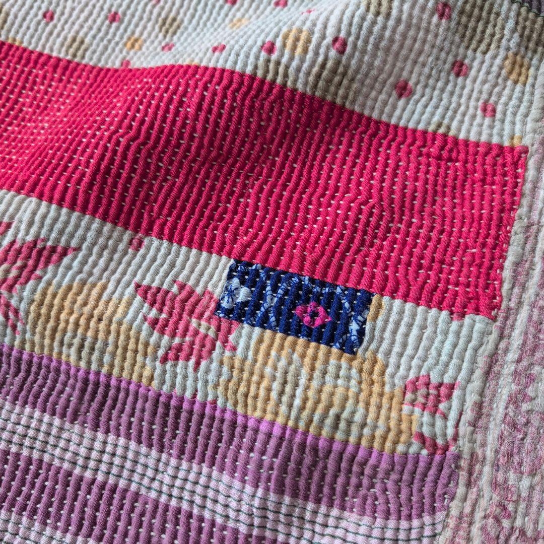 ボヘミアンインテリア ヴィンテージカンタキルト ラリーキルト 617