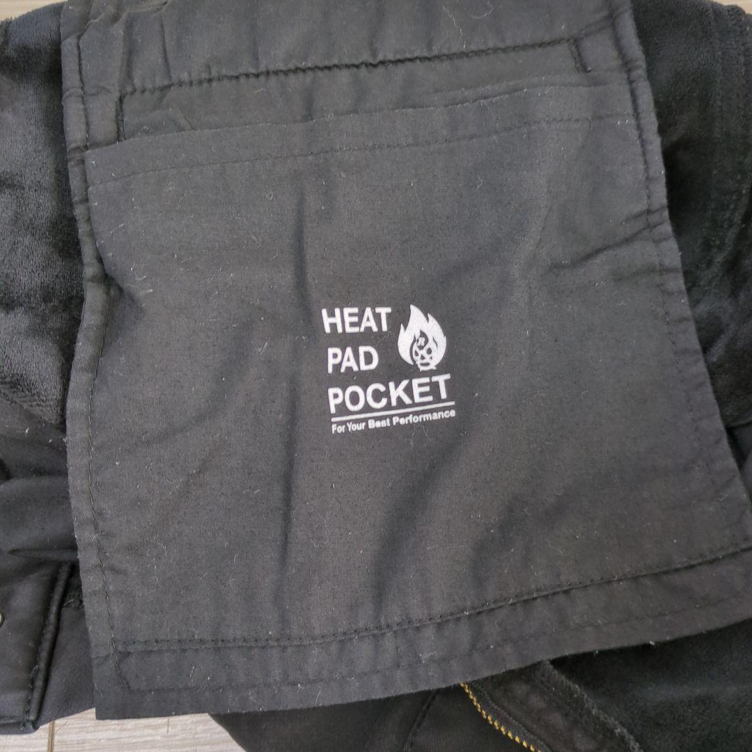 ラッセルノ 裏起毛 黒 ブラック ロングパンツ Russeluno