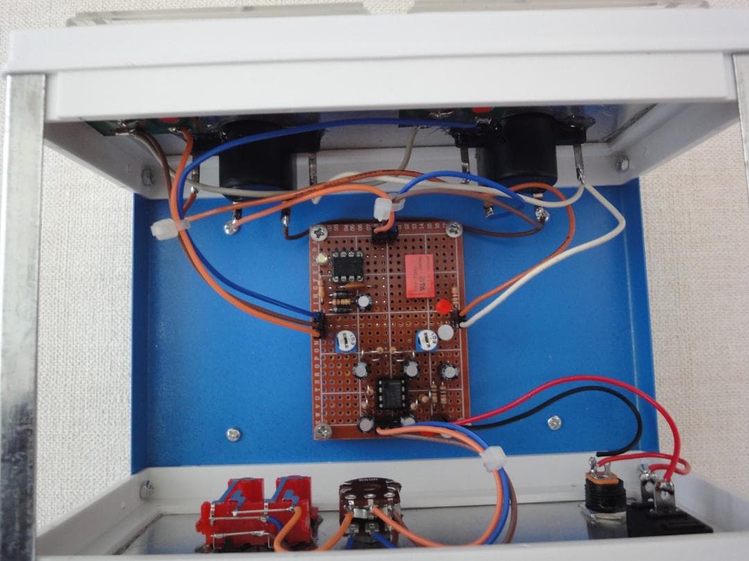 自作ステレオVUメーター191号機（TEACピーク表示付）
