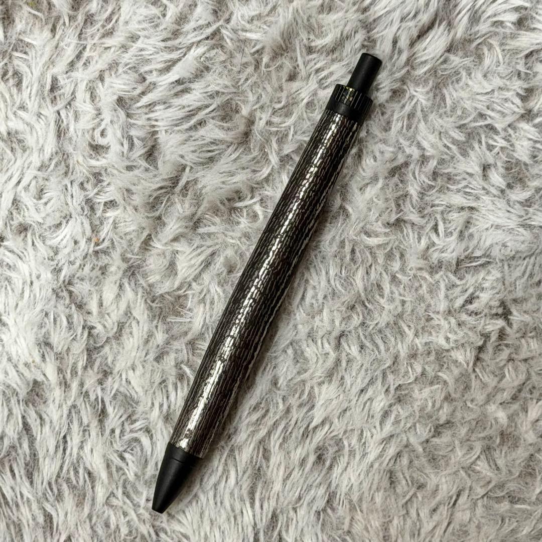 バビブースカ　メタライズドウッド　ボールペン　欅　ブラック塗装