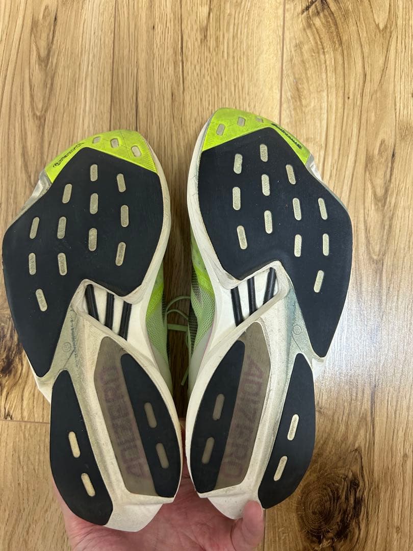 ADIZERO ランニングシューズ イエロー/グレー アディオスプロ3 28cm