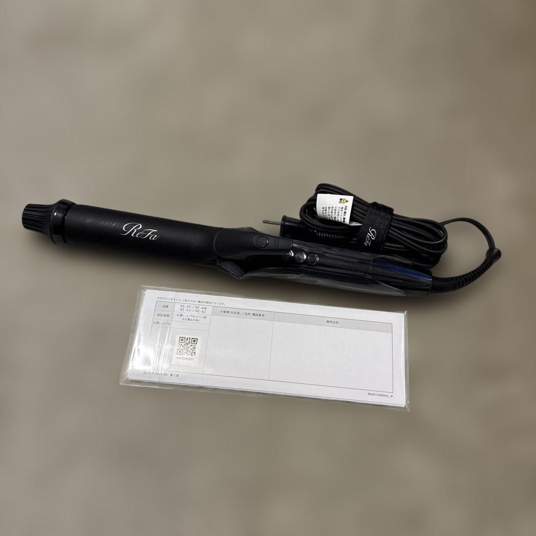 超美品 ReFa カールヘアアイロン ブラック　32mm
