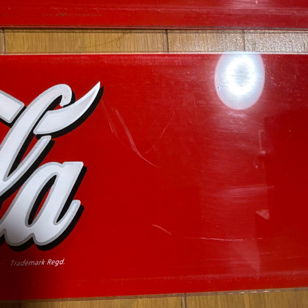 コカコーラ非売品　冷蔵ショーケース　アクリルボード　3枚セット