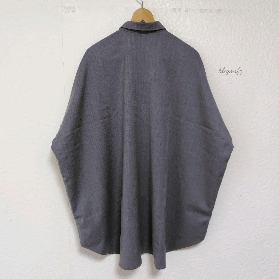 美品 mizuiro ind ワイド ビッグ シャツ チュニック ミズイロインド