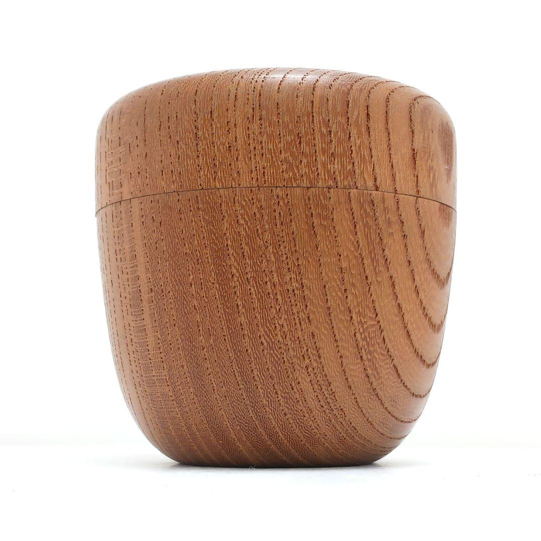 Y3380-3 茶道具 木製 中棗 醍醐寺 共箱　う