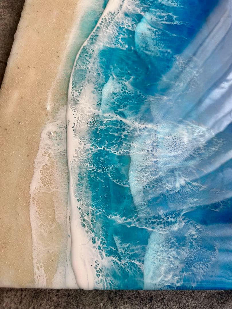 60×30cm レジンアート 海の風景