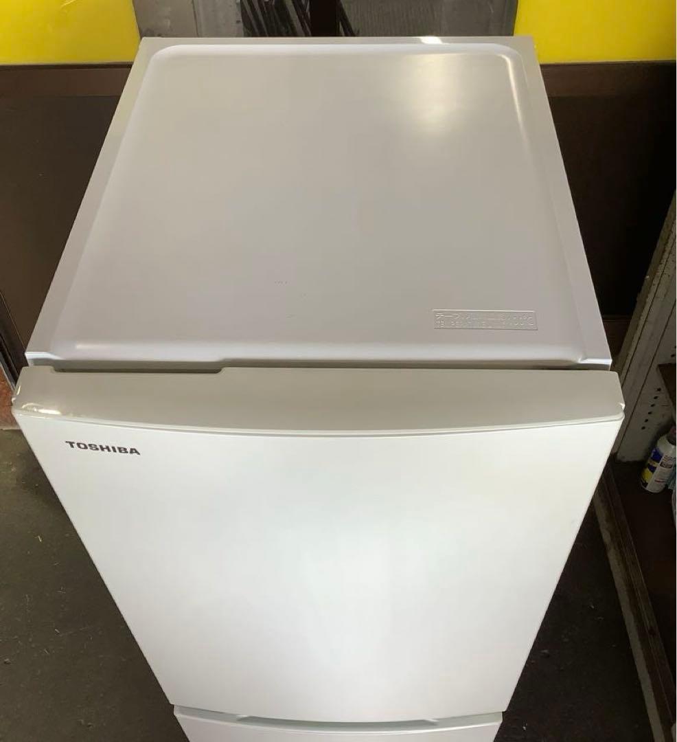 東芝 2ドア冷蔵庫 GR-P15BS(W) 2018年製 153L ホワイト