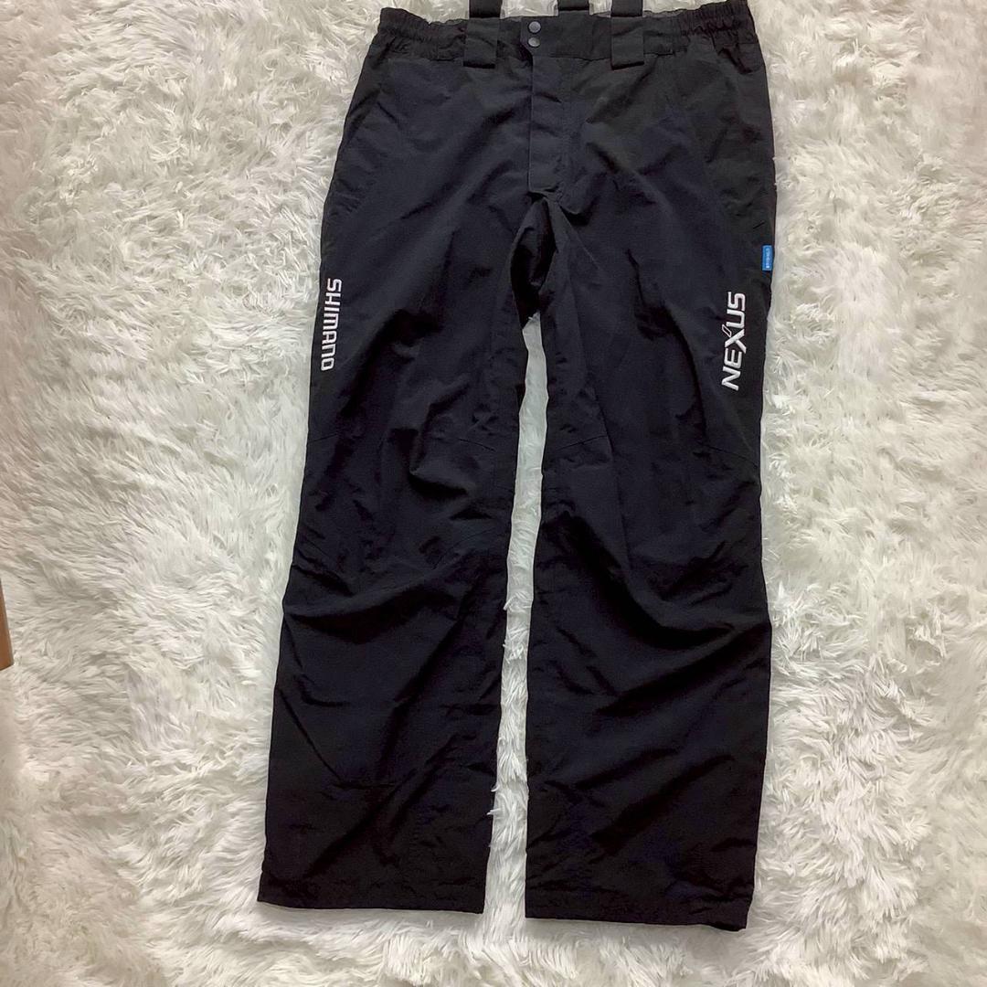 シマノ フィッシングパンツ NEXUS サスペンダー XL 防寒 ウェア 黒