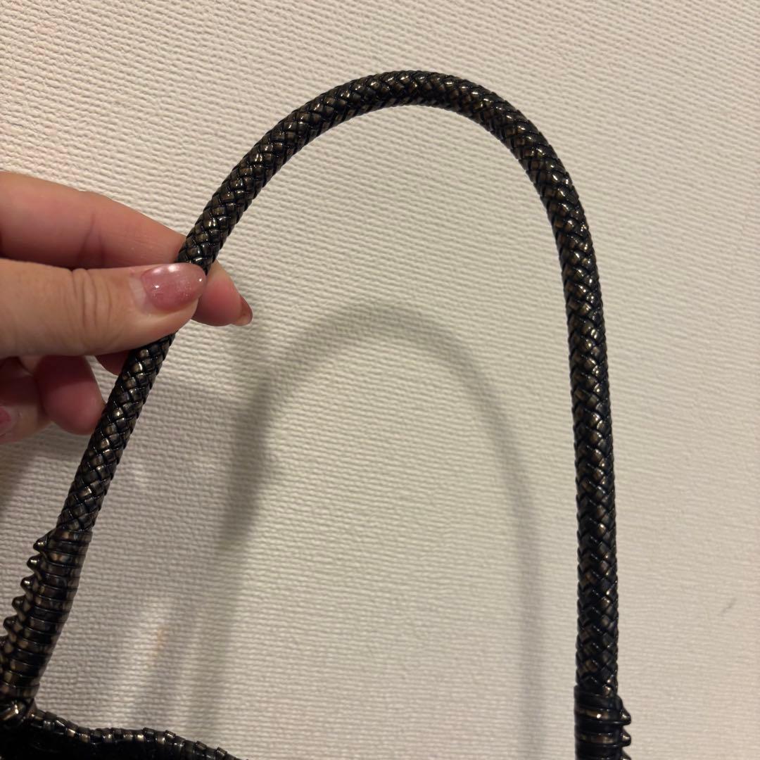 アンテプリマ　ワイヤーバッグ イントレッチオ　ブラック　黒