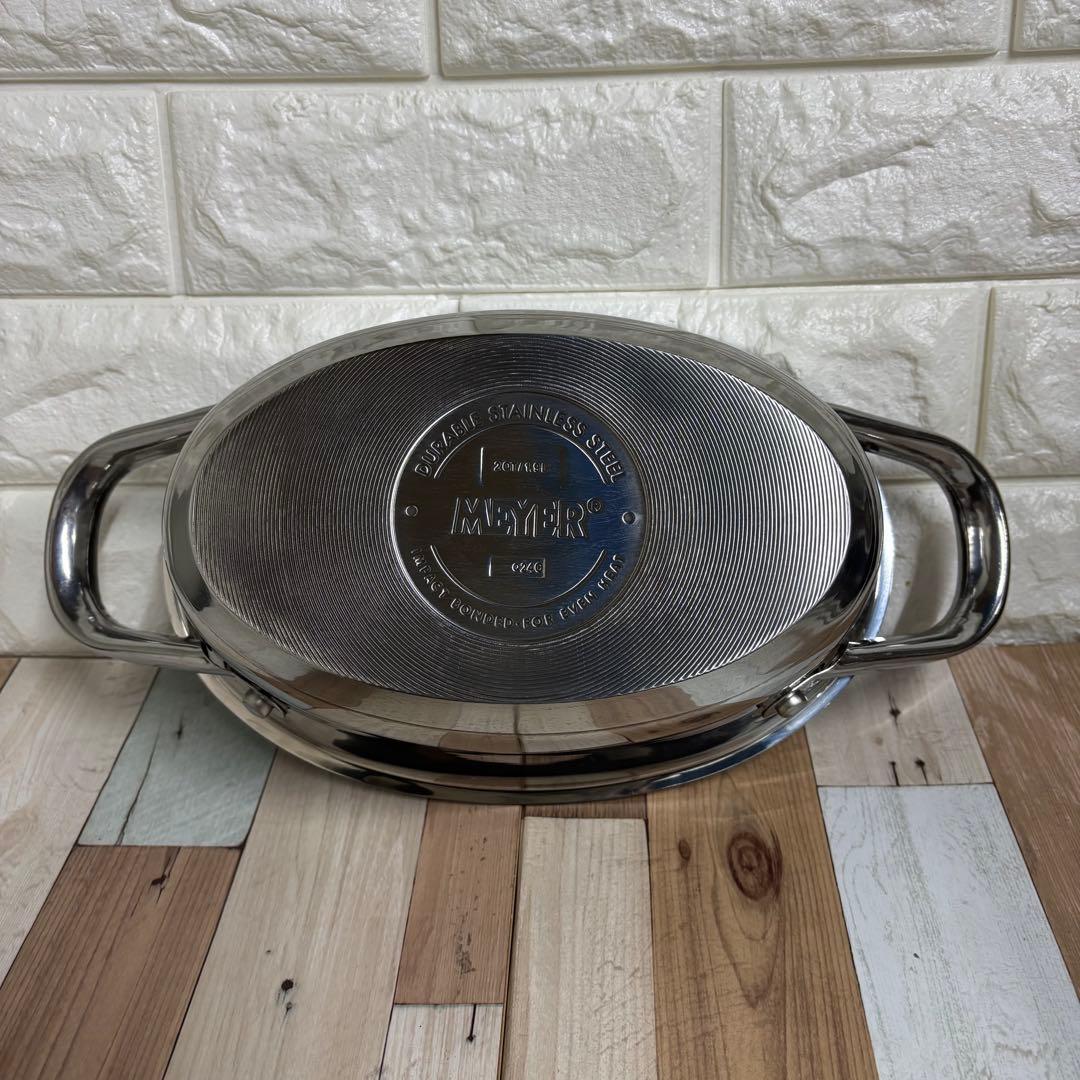 @4 MEYER スリムパン　調理器具　楕円　マイヤー　フライパン　鍋