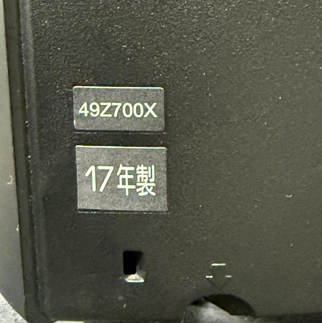 東芝 TOSHIBA REGZA 49Z700X 2017年製