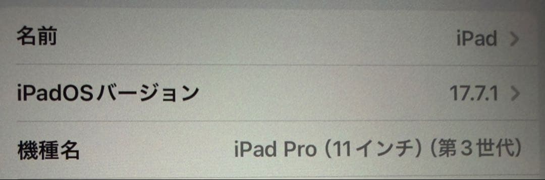 iPad PRO 11インチ 512GB 難あり