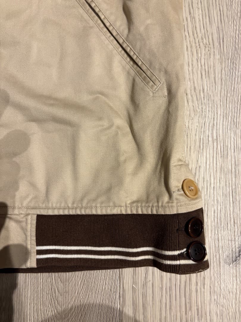 Supreme ベージュジャケット Lサイズ　美品 ベースボール スタジャン