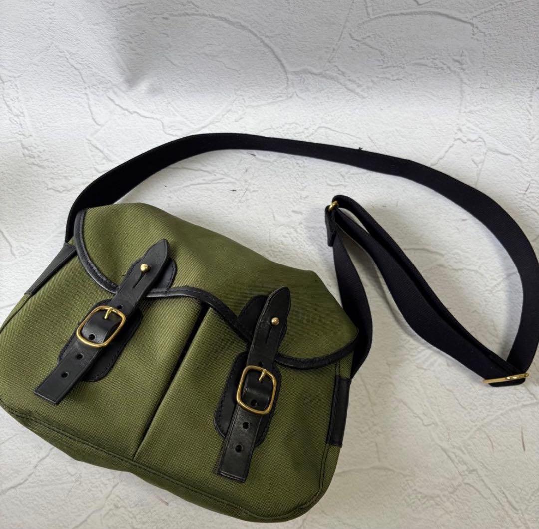 クオリティーガンスリップス オリーブグリーン キャンバス ショルダーバッグ