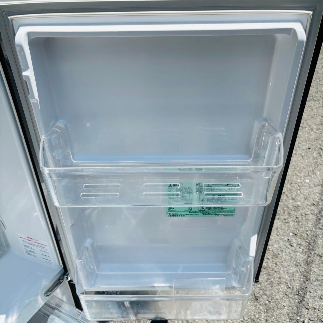 三菱 146L 冷凍冷蔵庫 MR-P15Y-B 2015年製/YMJ074-34