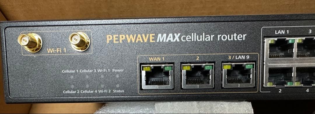 ルーター・ネットワーク機器 PEPwave MAX cellular router