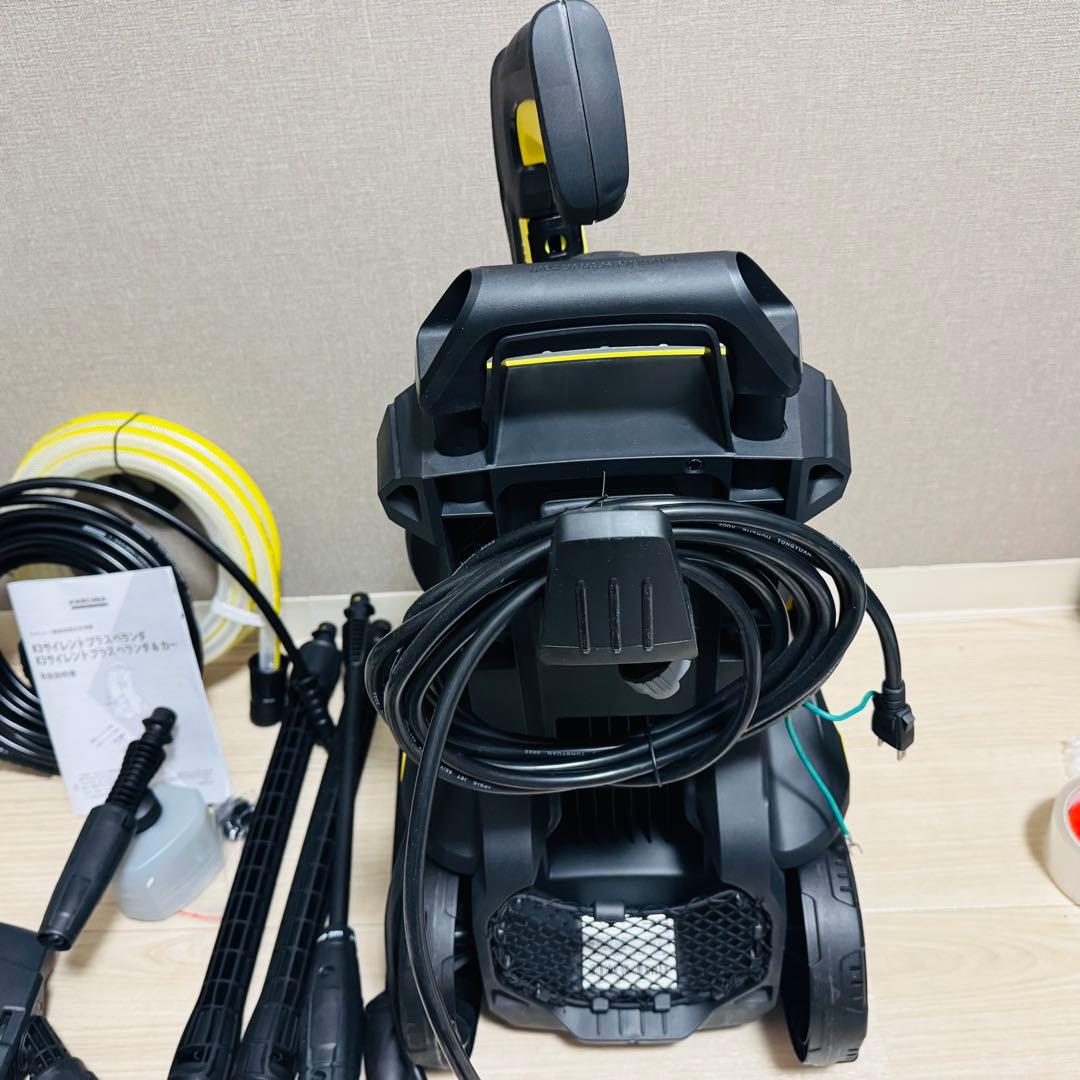 K3サイレントプラスベランダ&カー水冷式モーター高圧洗浄機西日本用(60Hz)