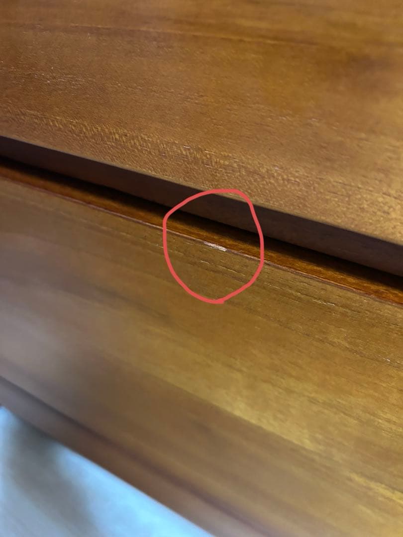 SCANTEAK チェスト 5段