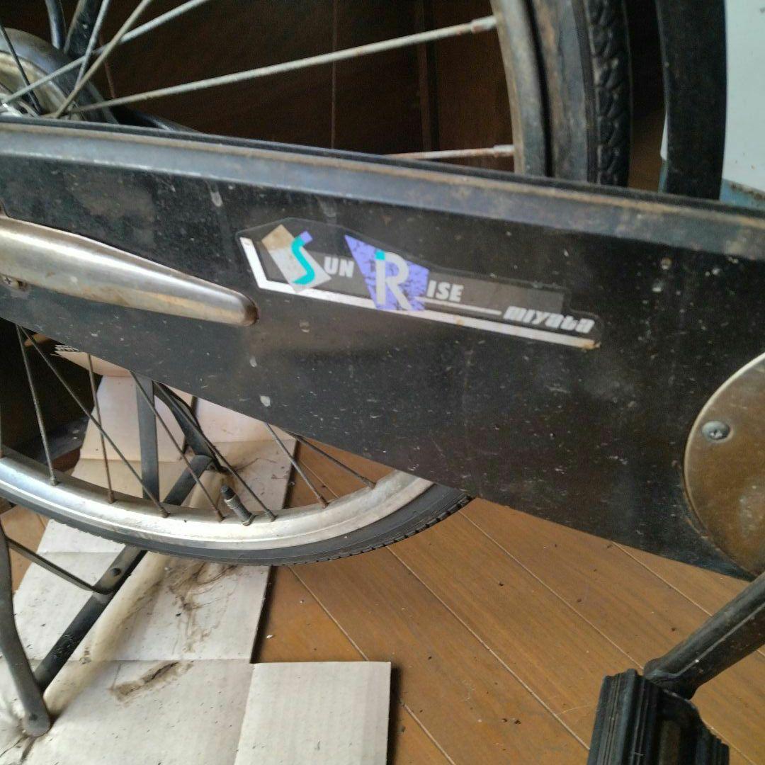 レトロ自転車　要タイヤ交換　サビあり