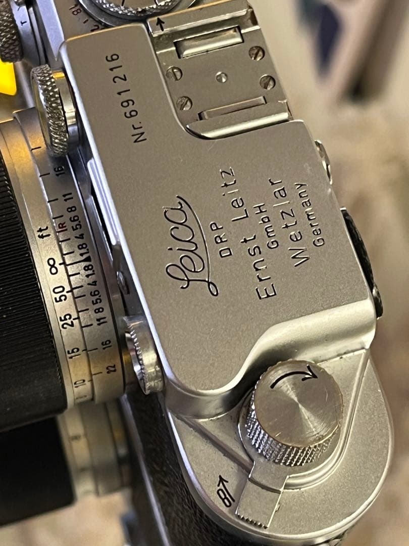 【名機セット】Leica Ⅲf セルフタイマー＋ Canon 50mm f1.8