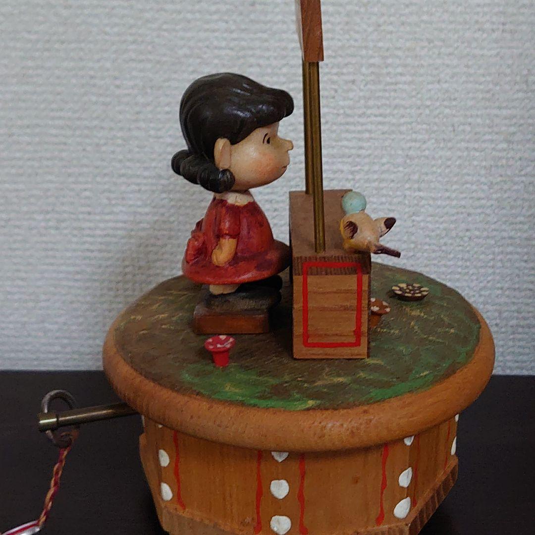 アンリANRI ルーシー・ヴァンペルト5￠スタンド木彫りオルゴール