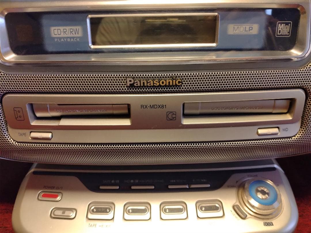 ★ パナソニック MDラジカセ RX-MDX81