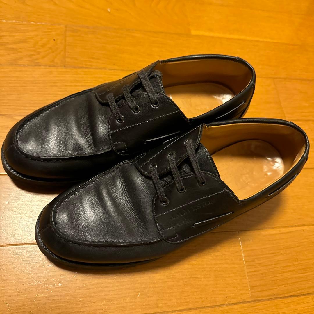 jm weston ヨット希少ロシアンカーフ！(BLACK) size７Ｃ中古品