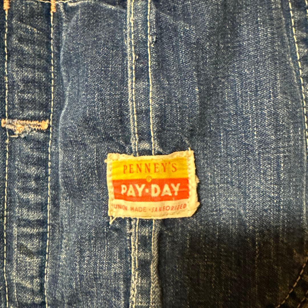 50s PAY DAY オーバーオール　ペイデイ　ペニーズ　penney's
