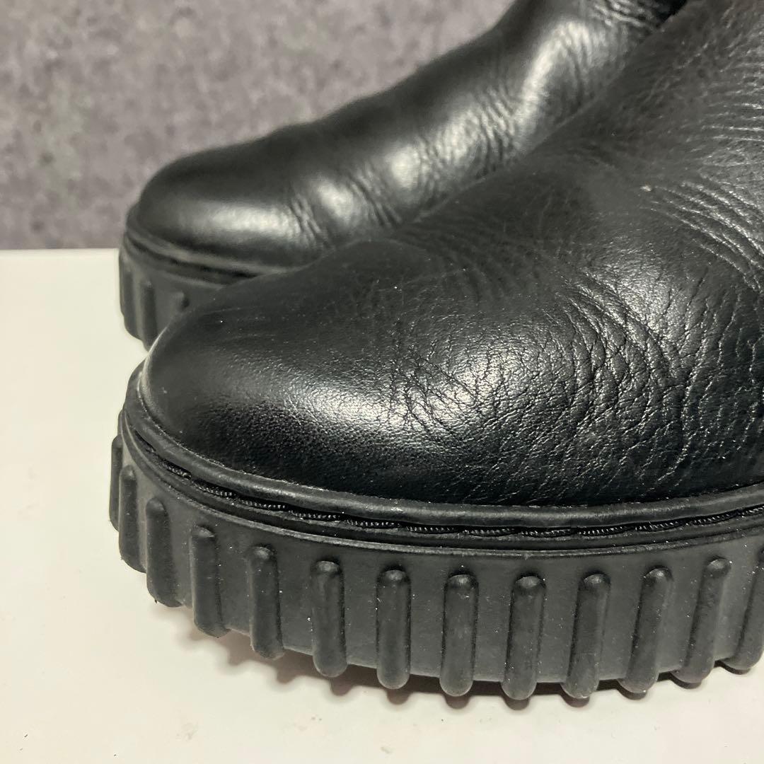 クラークス　トーヒルメープル　サイドゴアブーツ　ブラック　23.0