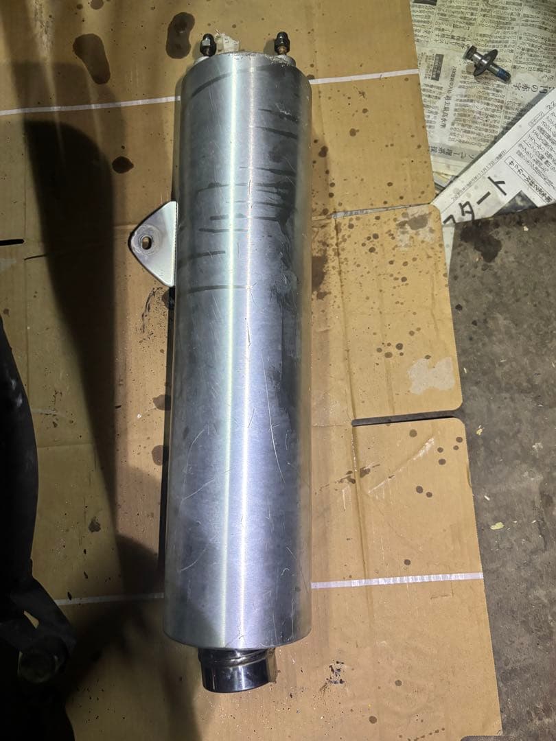 スズキ　後期インパルス400 純正マフラー　平成20年　GK7CA