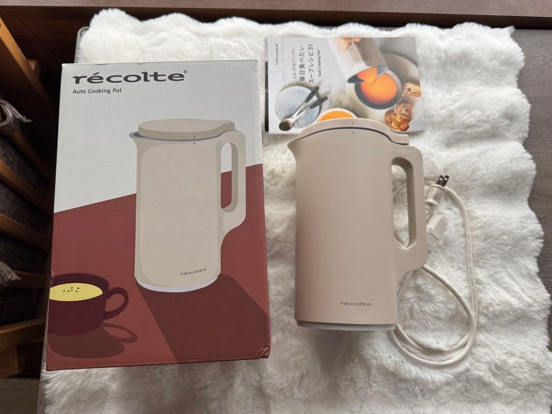 recolte レコルトスープメーカー 全自動調理ポット　クリームホワイト